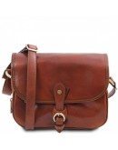 Фотография Женская кожаная коричневая сумка Tuscany Leather Alessia TL142020