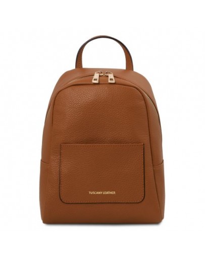 Фотография Коричневый женский небольшой рюкзак Tuscany Leather TL142052 TL Bag brown