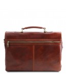 Фотография Кожаная сумка - портфель черная Tuscany Leather TL142068