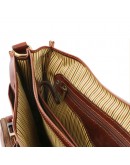Фотография Большой черный кожаный портфель Tuscany Leather Ventimiglia TL142069