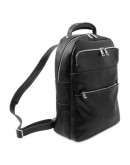 Фотография Мужской кожаный черный фирменный рюкзак Tuscany leather Melbourne TL142205 black