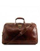 Фотография Кожаная фирменная дорожная средняя сумка Tuscany Leather Bora Bora TL3065