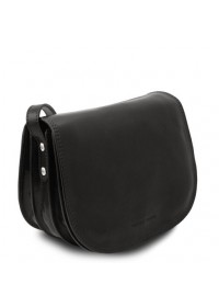 Женская черная кожаная сумка Tuscany Leather Isabella TL9031 black
