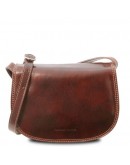 Фотография Женская кожаная коричневая сумка Tuscany Leather Isabella TL9031 brown