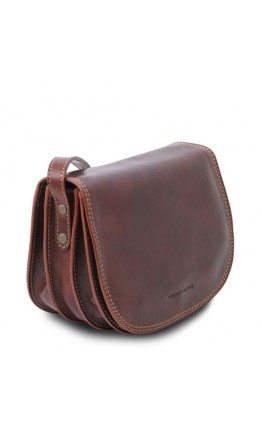 Женская кожаная коричневая сумка Tuscany Leather Isabella TL9031 brown