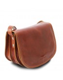 Фотография Женская кожаная сумка медового цвета Tuscany Leather Isabella TL9031 honey