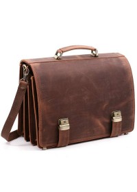 Стильный портфель модного коричневого цвета Manufatto tm-1 kr