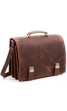 Стильный портфель модного коричневого цвета Manufatto tm-1 kr