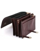 Фотография Коричневый рифлёный кожаный портфель Manufatto tm-1 brown cr
