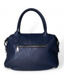 Фотография Синяя кожаная женская сумка Topy U2 blue