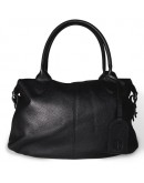 Фотография Женская кожаная чёрная сумка Topy U1 black
