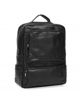 Рюкзак мужской кожаный черный Keizer K1544-black