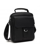 Фотография Мужская кожаная сумка на плечо и в руку Keizer K12045a-black