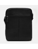 Фотография Мужская черная вместительная кожаная сумка Keizer k14014-black