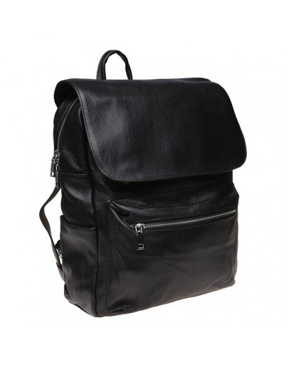 Фотография Мужской кожаный рюкзак Keizer K168014-black