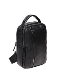 Черный мужской слинг с ручкой Keizer K18693-black