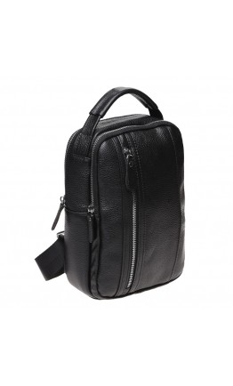Черный мужской слинг с ручкой Keizer K18693-black