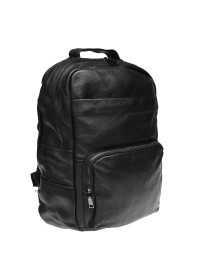 Черный мужской кожаный рюкзак Keizer K1551-black