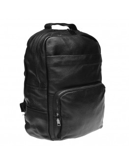 Черный мужской кожаный рюкзак Keizer K1551-black