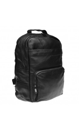 Черный мужской кожаный рюкзак Keizer K1551-black
