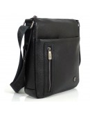 Фотография Мессенджер мужской черный кожаный Royal Bag RB-F-SM8-17629A