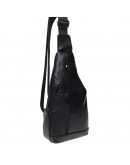 Фотография Черный мужской кожаный слинг Keizer K1683-black