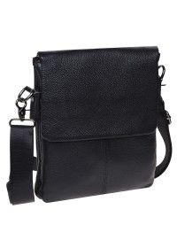 Черная кожаная вместительная сумка Keizer K12055-black
