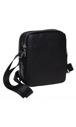 Мужская кожаная сумка через плечо Ricco Grande K16266-black