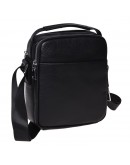 Фотография Кожаная мужская барсетка - сумка на плечо Ricco Grande K16406a-black
