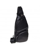 Фотография Черный кожаный слинг Borsa Leather K15026-black
