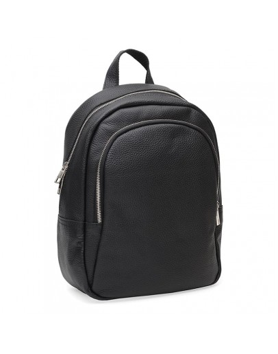 Фотография Женский кожаный рюкзак Ricco Grande 1l600-black