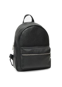 Черный кожаный женский рюкзак Ricco Grande 1l655-black