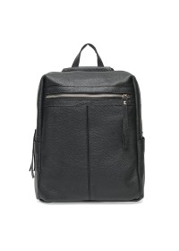 Женский кожаный рюкзак черный Ricco Grande 1l656-black