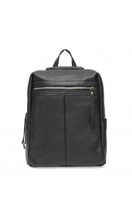 Женский кожаный рюкзак черный Ricco Grande 1l656-black