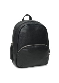Женский черный кожаный рюкзак Ricco Grande 1l658-black