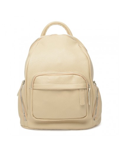 Фотография Женский рюкзак кожаный цвет бежевый Ricco Grande 1l976-beige