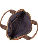 Фотография Мужская кожаная повседневная коричневая сумка B10-8002В