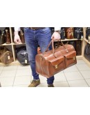 Фотография Дорожная кожаная коричневая мужская сумка TARWA GB-5664-4lx