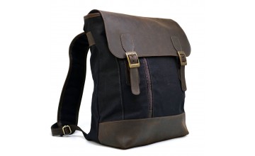 Рюкзак для ноутбука из канвас и кожи Tarwa RGС-3880-3md