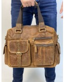 Фотография Кожаная мужская сумка спортивного стиля bx8537