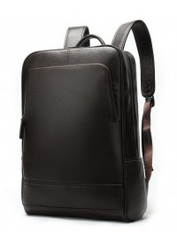 Кожаный мужской рюкзак темно кофейный Bexhil bx050fc