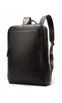 Кожаный мужской рюкзак темно кофейный Bexhil bx050fc