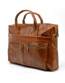 Фотография Рыжая кожаная мужская деловая сумка TARWA GB-7122-3md