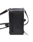 Фотография Женская кожаная черная сумка-чехол панч TARWA GA-2123-4lx