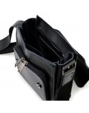 Фотография Мужская кожаная черная сумка через плечо TARWA ZA-3027-3md