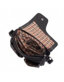 Фотография Кожаная мужская сумка через плечо черного цвета Hill Burry HB3062 black