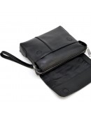 Фотография Мужской черный кожаный клатч - сумка TARWA GA-0060-4lx
