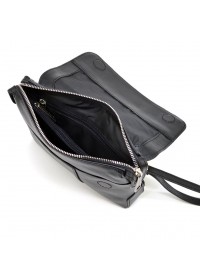 Мужской черный кожаный клатч - сумка TARWA GA-0060-4lx