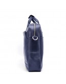 Фотография Мужская кожаная сумка для ноутбука 17 дюймов синего цвета TARWA RK-1019-4lx
