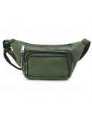 Фотография Зеленая поясная сумка из винтажной кожи Tarwa RE-8179-3md